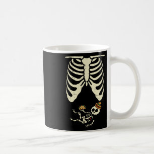 Schwangere Skelett-Halloween-Mexikanische Mutter Kaffeetasse