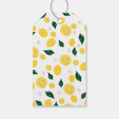 Schwangere Zitronenspülung "Danke" Geschenkanhänger (Rückseite)