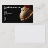 schwangerer Bauch (Farbe) Visitenkarte (Vorne/Hinten)