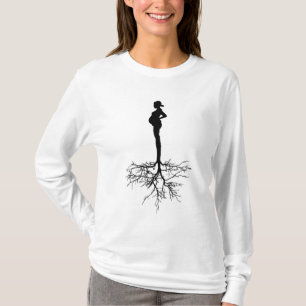Schwangerer Mutter-Baum T-Shirt
