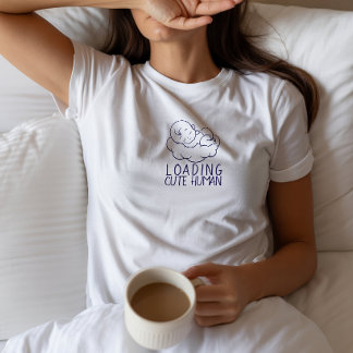 Schwangerer Muttertag zum ersten Mal blaues T-Shir T-Shirt