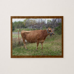 Schwangeres Milch-Kuh-Puzzlespiel Puzzle
