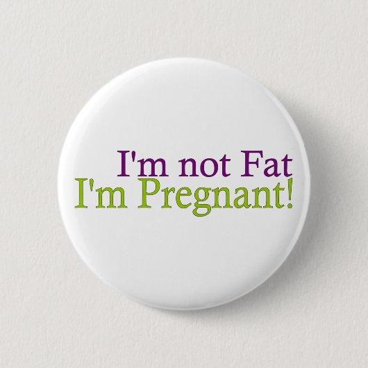 Schwangeres nicht fettes button (Vorderseite)