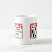 SCHWANGERES WARNING KAFFEETASSE (Mittel)