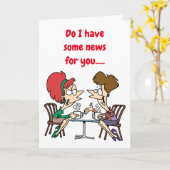 **SCHWANGERKENNUNG** KARTE (Gelbe Blume)