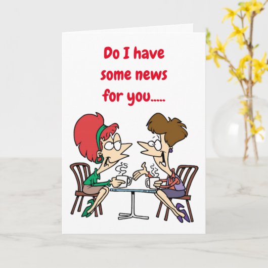 **SCHWANGERKENNUNG** KARTE (Gelbe Blume)