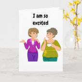 **SCHWANGERKENNUNG** KARTE (Gelbe Blume)