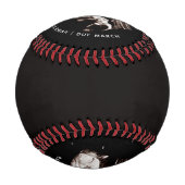 Schwangerschaft Ankündigung Baby Sonogram Foto Baseball (Rückseite)