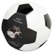 Schwangerschaft Ankündigung Baby Sonogram Foto Fußball (Dreiviertel)