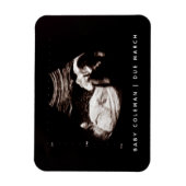 Schwangerschaft Ankündigung Baby Sonogram Foto Magnet (Vertikal)