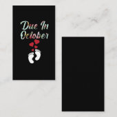 Schwangerschaft Ankündigung erwartet Baby Datum Ok (Vorne/Hinten)