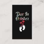 Schwangerschaft Ankündigung erwartet Baby Datum Ok (Vorderseite)