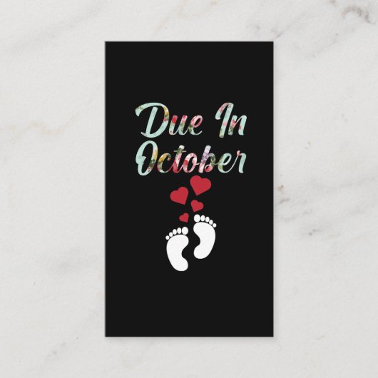 Schwangerschaft Ankündigung erwartet Baby Datum Ok (Vorderseite)