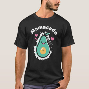 Schwangerschaft Ankündigung Ideale Mama Avocado Ma T-Shirt
