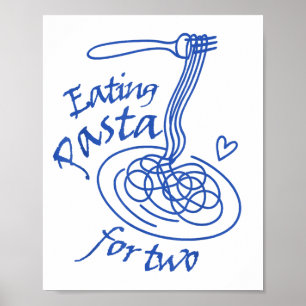 Schwangerschaft Ankündigung Italien Mama zu essen Poster