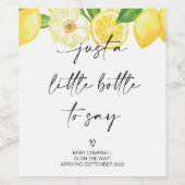 Schwangerschaft Ankündigung Kinderoffenlegung Mama Weinetikett (Einzelnes Label)