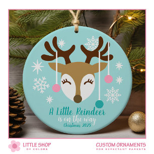 Schwangerschaft Ankündigung New Baby Foto Personal Keramik Ornament