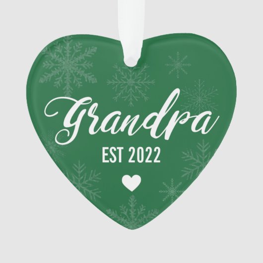 Schwangerschaft Ankündigung Ornament zum Vater an (Vorderseite)