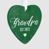 Schwangerschaft Ankündigung Ornament zum Vater an (Vorderseite)