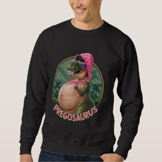 Schwangerschaft Ankündigung Pregosaurus Rex Funny Sweatshirt