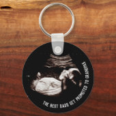 Schwangerschaft Ankündigung Promo Opa als Geschenk Schlüsselanhänger (Vorderseite)