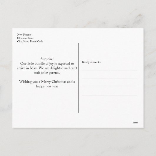 Schwangerschaft Ankündigung Überraschung Urlaub Po (Rückseite)