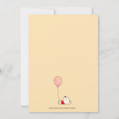 Schwangerschaft Ankündigung Wasserfarbe Peach Baby (Rückseite)