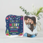 Schwangerschaft Ankündigung Weihnachts Foto-Karte  (Stehend Vorderseite)