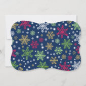 Schwangerschaft Ankündigung Weihnachts Foto-Karte  (Rückseite)