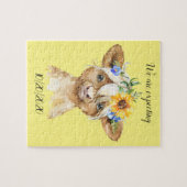 Schwangerschaft Baby Annoucment Puzzle (Horizontal)