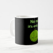 Schwangerschaft Baby Announction Melon Kaffeetasse (Vorderseite Links)