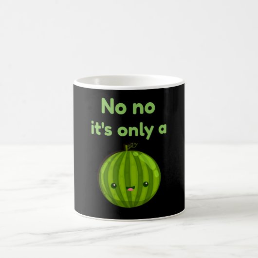 Schwangerschaft Baby Announction Melon Kaffeetasse (Mittel)