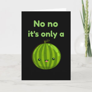 Schwangerschaft Baby Announction Melon Karte