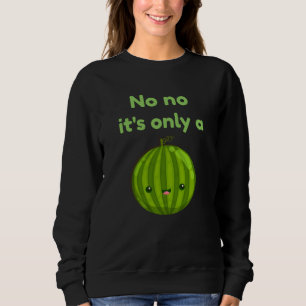 Schwangerschaft Baby Announction Melon Sweatshirt