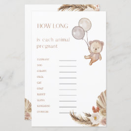 Schwangerschaft Baby Dusche Spiel wie lange schwan