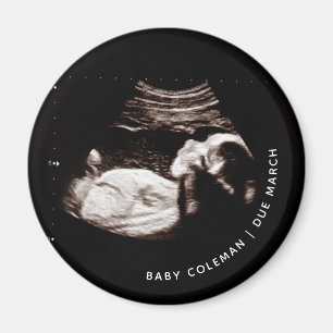 Schwangerschaft Baby Sonogramm Ultrasound Foto Magnet