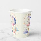 Schwangerschaft baby wolken mobile Pappbecher (Rechts)