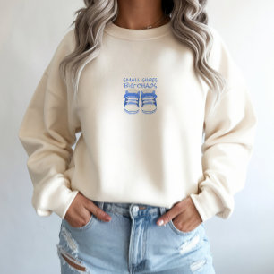 Schwangerschaft Erster Muttertag hellblaue Babysch Sweatshirt