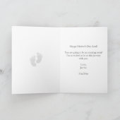 Schwangerschaft erwartet, dass die Mama Niedlicher Karte (Innenseite)