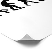 Schwangerschaft Evolution Poster (Ecke)