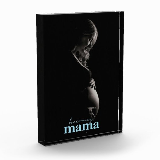 Schwangerschaft Foto Geschenk Moderne zu Mama Blue (Links)