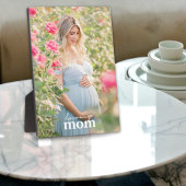 Schwangerschaft Foto Geschenk Modernes Stilvolles  Fotoplatte