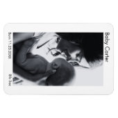 Schwangerschaft Geburtsankündigung - Benutzerdefin Magnet (Horizontal)