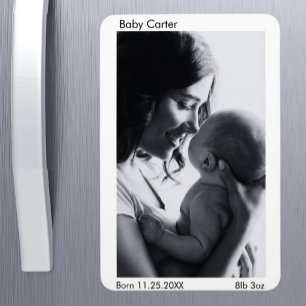 Schwangerschaft Geburtsankündigung - Benutzerdefin Magnet