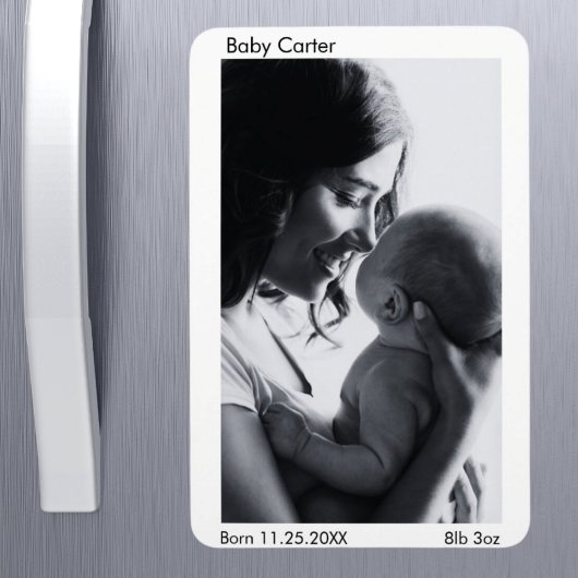 Schwangerschaft Geburtsankündigung - Benutzerdefin Magnet