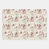Schwangerschaft Geschenkpapier Set (Vorderseite)
