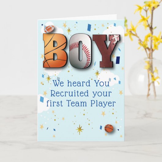 Schwangerschaft Herzlichen Glückwunsch New Boy Bab Karte (Gelbe Blume)