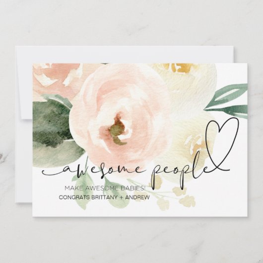 Schwangerschaft Herzlichen GlückwunschGeschenk für Karte (Vorderseite)