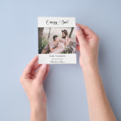 Schwangerschaft in Kürze Foto Haushaltsankündigung Flyer (Gruppe)