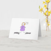 Schwangerschaft ist Schwellen Karte (Gelbe Blume)